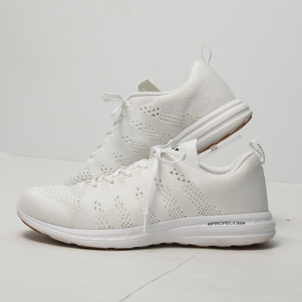 APL Techloom Pro W Shoes Womens Size 9 White Knit Propelium Running Sneakers